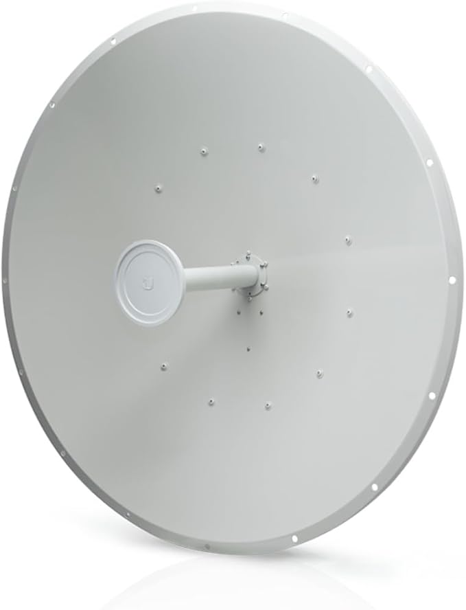Ubiquiti RD-5G34 – RocketDish 5GHz 34dBi High-Gain Parabolic Antenna, Long-Range Point-to-Point Wireless Bridge, AirMax Compatible, Outdoor Weather-Resistant