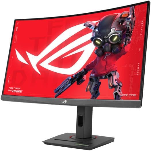 ASUS ROG Strix XG27WCS Gaming Monitor – 27", 2560x1440 QHD, 180Hz, 1ms Response, DisplayPort + HDMI + USB-C, Black