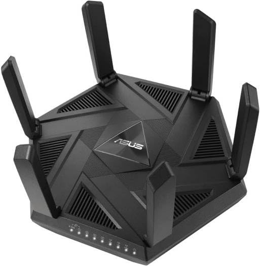 ASUS RT-AXE7800 WiFi 6E Dual-Band Router – 7,800 Mbps, OFDMA & MU-MIMO, AiMesh Compatible
