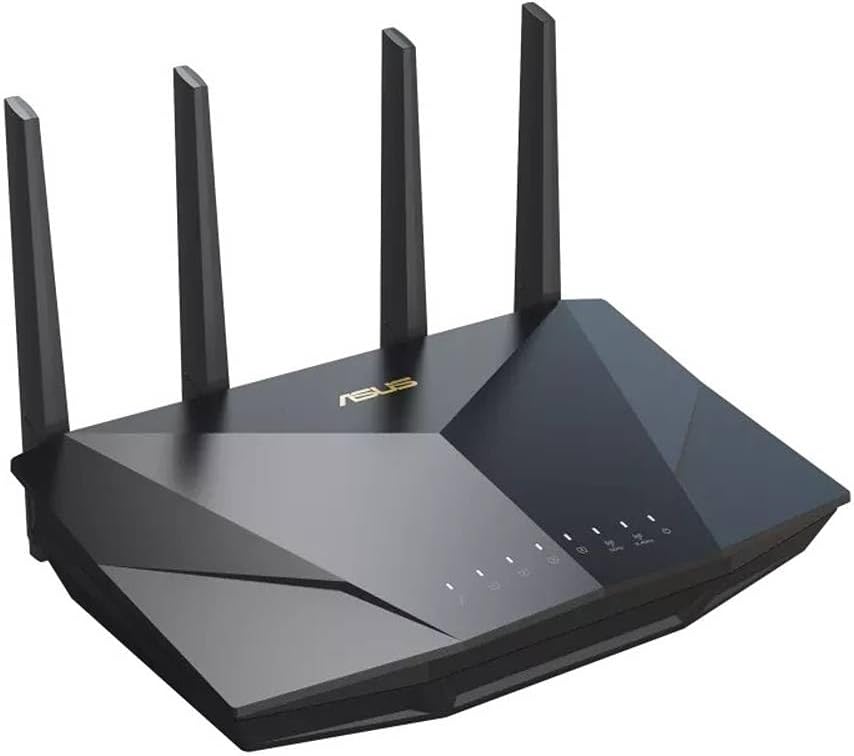ASUS RT-AX5400 WiFi 6 Dual-Band Router – 5,400 Mbps, OFDMA & MU-MIMO, AiMesh Compatible