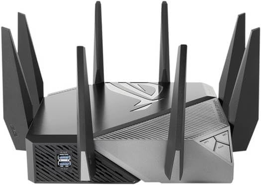 ASUS GT-AXE11000 WiFi 6E Tri-Band Router – 11000 Mbps, OFDMA & MU-MIMO, AiMesh Compatible