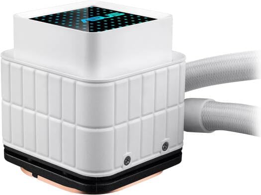 ASUS Prime LC 360 ARGB White AIO Cooler – 3-in-1 Fans, Replaceable Length Tubing, High-Performance Liquid Cooling