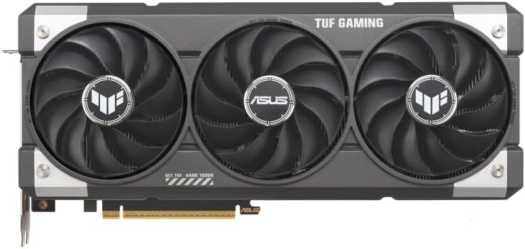ASUS TUF Gaming GeForce RTX 5060 Ti Overclocked Edition Graphics Card – 16GB GDDR6, PCIe 4.0, Military-Grade Components, Axial-Tech Fans, Dual Ball Bearings