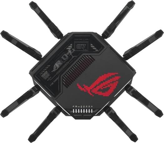 ASUS GT-BE98 WiFi 7 Dual-Band Router – High-Speed 9,800 Mbps, OFDMA & MU-MIMO, AiMesh Compatible