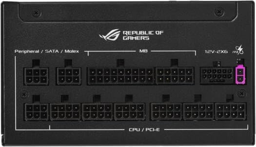 ASUS ROG Strix 1200W Gaming Power Supply – 80 PLUS Platinum, Fully Modular, Axial-Tech Fan, Aura Sync RGB, CE & UK Plug