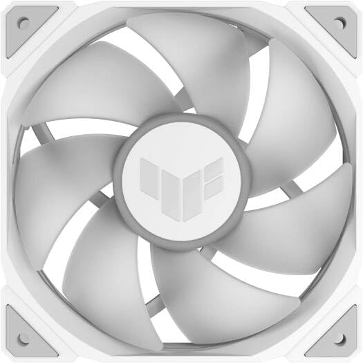 ASUS Prime MR120 ARGB Reverse Fan White – 120mm High-Performance Cooling, Addressable RGB