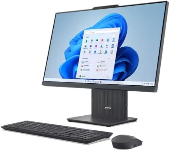 Lenovo IdeaCentre AIO 24IRH9 Desktop Computer, 23.8" FHD IPS 100Hz Display, Intel Core i7-13620H, 8GB RAM, 512GB SSD, Intel UHD Graphics, ENG-ARAB K/B & Mouse, FreeDOS, Luna Grey | F0HN000PAX