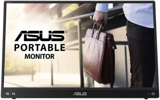 ASUS MB16ACV 15.6" Portable Monitor – 5ms Response Time, USB-C, Full HD 1920x1080, 60Hz, Black