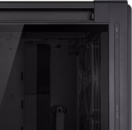 ASUS ProArt PA602 Mid-Tower Case – Black, Tempered Glass, ARGB Fans, Professional Creator PC Chassis