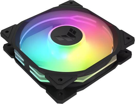 ASUS Prime MR120 ARGB Reverse Fan Black – 120mm High-Performance Cooling, Addressable RGB