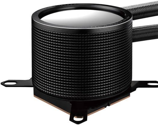 ASUS ROG RYUO III 360 ARGB Black AIO Cooler – Asetek Pump, EMMA Display, Addressable RGB, Aura Sync Compatible