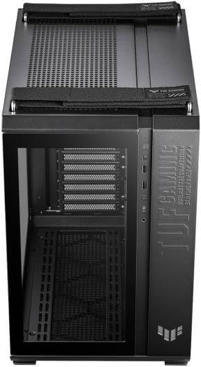 ASUS TUF Gaming GT502 Horizon Mid-Tower PC Case – Black with Tempered Glass & ARGB Fans, ATX / Micro-ATX / Mini-ITX Compatible