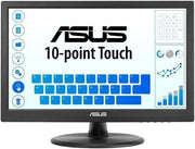 ASUS VT168HR Eye Care Monitor – 15.6", HD (1366×768), 60Hz, 5ms, D-Sub + HDMI, Black