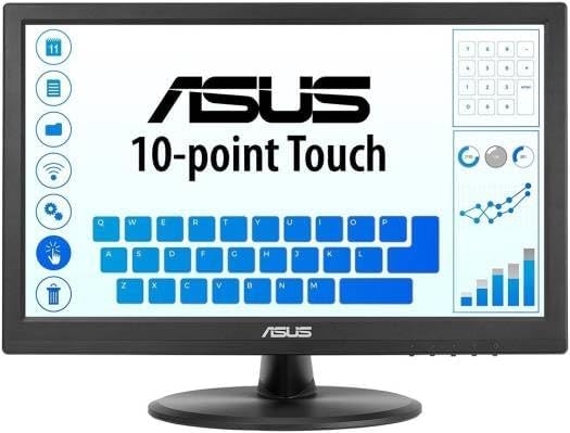 ASUS VT168HR Eye Care Monitor – 15.6", HD (1366×768), 60Hz, 5ms, D-Sub + HDMI, Black