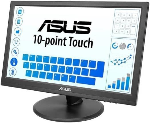 ASUS VT168HR Eye Care Monitor – 15.6", HD (1366×768), 60Hz, 5ms, D-Sub + HDMI, Black