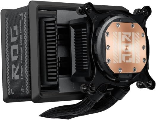 ASUS ROG RYUO IV SLC 360 ARGB AIO Cooler – 6.67" AMOLED Display, Addressable RGB, Aura Sync Compatible