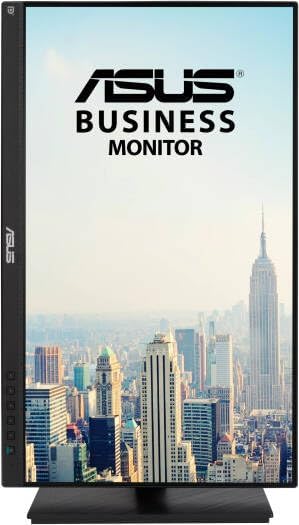 ASUS BE24ECSBT Eye Care Monitor – 23.8", Full HD (1920×1080), 5ms, DP + HDMI + USB-C + USB Hub + Built-in Speakers, Black