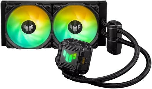 ASUS TUF Gaming LC II 240 ARGB AIO Cooler – TUF Gaming Fans, Aura Sync Compatible, High-Performance Liquid Cooling