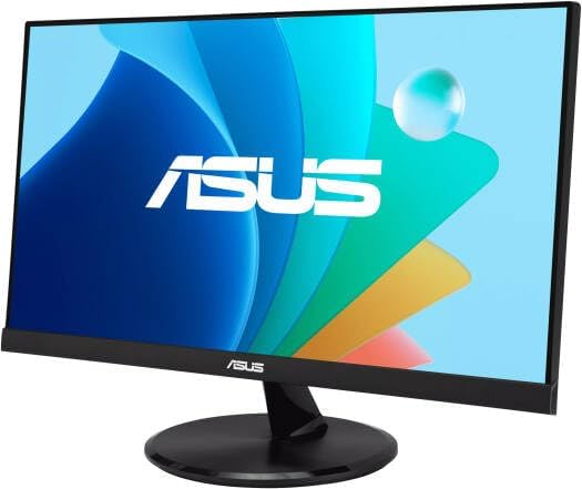 ASUS VP229HF Eye Care Monitor – 21.5", Full HD (1920×1080), 75Hz, 1ms (MPRT), D-Sub + HDMI, Black