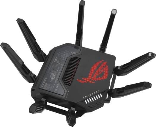 ASUS GT-BE98 WiFi 7 Dual-Band Router – High-Speed 9,800 Mbps, OFDMA & MU-MIMO, AiMesh Compatible