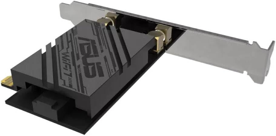 ASUS PCE-BE92BT WiFi 7 PCIe Adapter – Dual-Band, 9,200 Mbps, Bluetooth 5.3, OFDMA & MU-MIMO