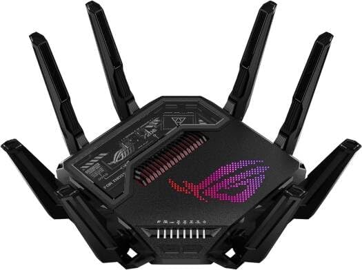 ASUS GT-BE98 WiFi 7 Dual-Band Router – High-Speed 9,800 Mbps, OFDMA & MU-MIMO, AiMesh Compatible