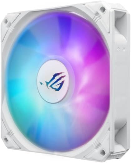 ASUS TUF Gaming LC III 360 ARGB White AIO Cooler – 3-in-1 Fans, 2.8" LCD Display, Addressable RGB