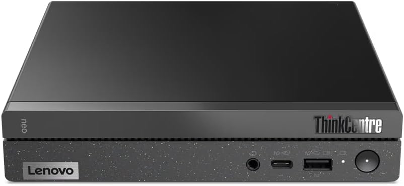 Lenovo ThinkCentre Neo 50q Gen 4 Tiny Mini PC, Intel Core i5-13420H, 8GB SO-DIMM RAM, 512GB SSD, Integrated Intel UHD Graphics, FreeDOS, Black | 12LN003PGP