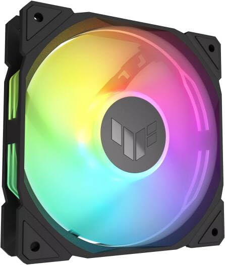 ASUS Prime MR120 ARGB Reverse Fan Black – 120mm High-Performance Cooling, Addressable RGB