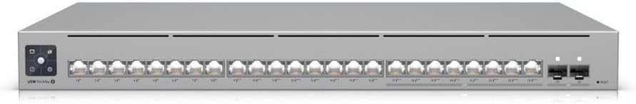 Ubiquiti USW-Pro-HD-24-PoE – 24-Port High-Performance Managed PoE Switch, UniFi Cloud-Managed, Enterprise Network Switch, EU Version