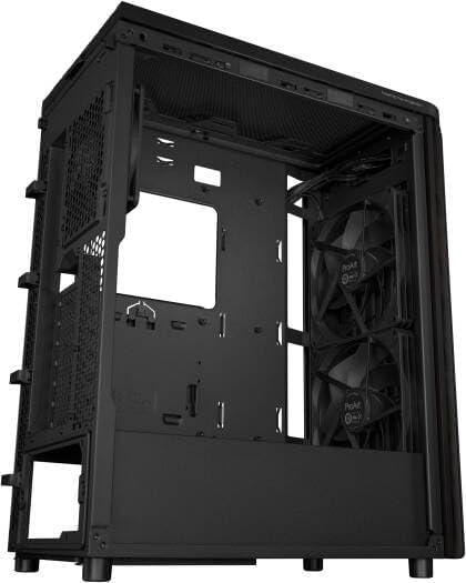 ASUS ProArt PA401 Mid-Tower PC Case – Black with Wooden Accents, PWM Fans, ATX / Micro-ATX / Mini-ITX Compatible