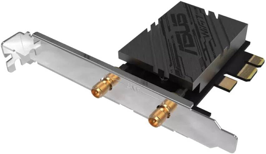 ASUS PCE-BE92BT WiFi 7 PCIe Adapter – Dual-Band, 9,200 Mbps, Bluetooth 5.3, OFDMA & MU-MIMO