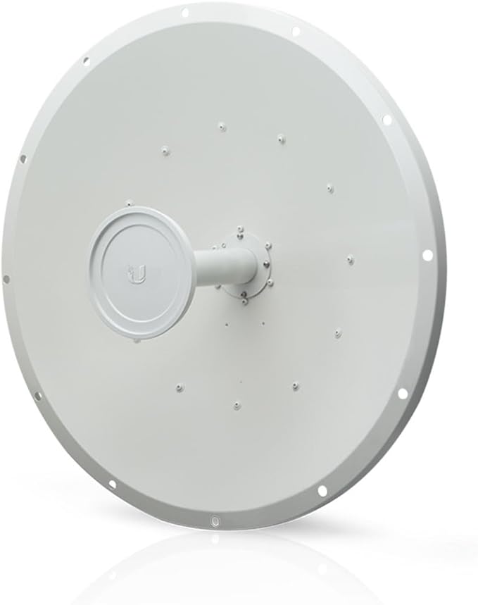 Ubiquiti RD-5G34 – RocketDish 5GHz 34dBi High-Gain Parabolic Antenna, Long-Range Point-to-Point Wireless Bridge, AirMax Compatible, Outdoor Weather-Resistant