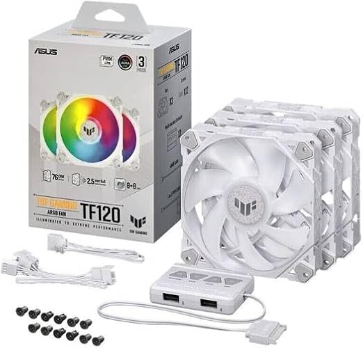 ASUS TF120A1/WT/ARGB/3 IN 1 / TUF GAMING TF120 ARGB WHITE EDITION 3IN1 (90DA0033-B09030)