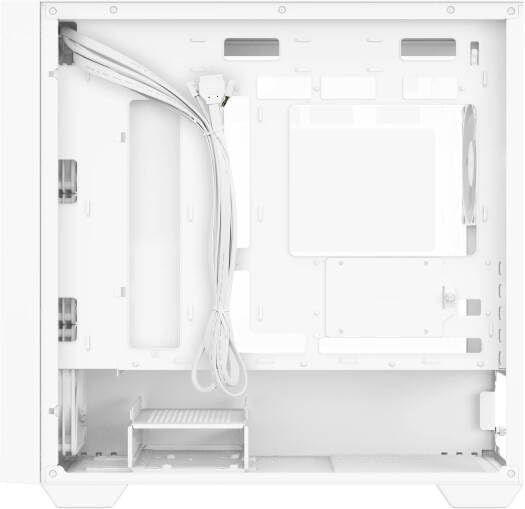 ASUS A21 Plus Mid-Tower PC Case – White with ARGB Fans, ATX / Micro-ATX / Mini-ITX Compatible