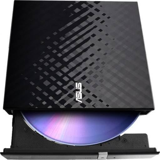 ASUS SDRW-08D2S-U Lite External DVD Writer – Black, USB 2.0, Portable Optical Drive