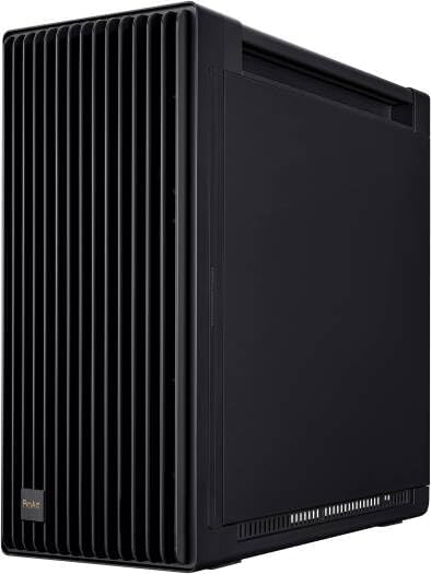 ASUS ProArt PA602 Mid-Tower Case – Black, Tempered Glass, ARGB Fans, Professional Creator PC Chassis