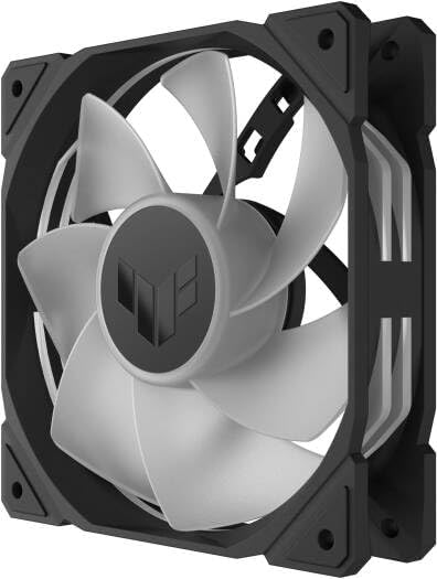 ASUS TUF Gaming TR120 ARGB Fan Black – 120mm 3-in-1 Pack, Addressable RGB, High-Performance Cooling