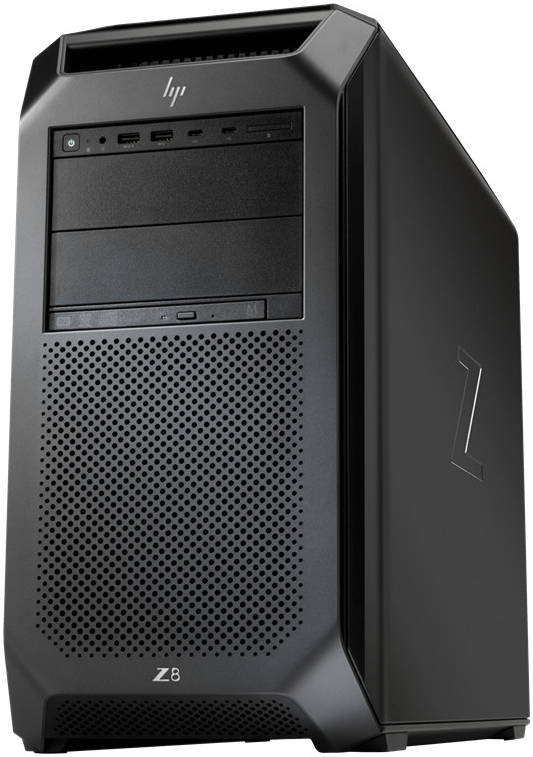 HP Z8 G4 Tower Workstation PC, Intel Xeon Gold 6138 2.00GHz 20-Core Processor, 32GB DDR4 RAM, 2x2TB SATA  3.5" Enterprise HDD, Linux OS, Black | Z8 G4 4T