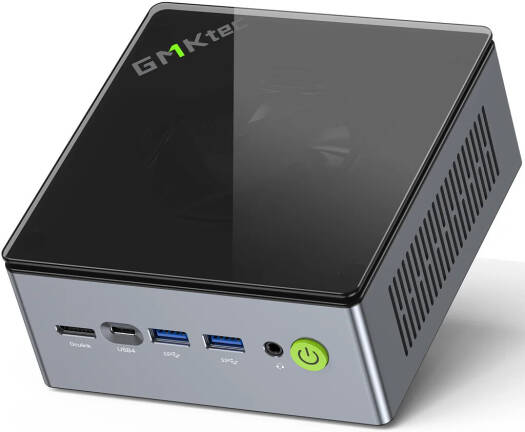 GMKtec NucBox M7 Pro, Mini Gaming PC, AMD Ryzen 9 PRO 6950H, 32GB DDR5 RAM, 1TB SSD, Dual LAN 2.5G, WiFi 6E, USB-C 4.0, BT 5.2, DP, HDMI, Dual Fan, Windows 11 Pro | NucBox M7 Pro