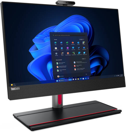 Lenovo ThinkCentre M90a Gen 5 AIO Desktop Computer, 23.8" FHD IPS Display, Intel Core i7-14700, 16GB RAM, 512GB SSD, Intel UHD Graphics 770, USB ENG Keyboard & Mouse, Win 11 Pro, Black | 12SL0009GP