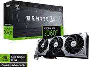 MSI GeForce RTX 5060 Ti 8GB VENTUS 3X OC Graphics Card – Triple Fan Cooling, Ray Tracing, DLSS 3.5, Overclocked Performance GPU