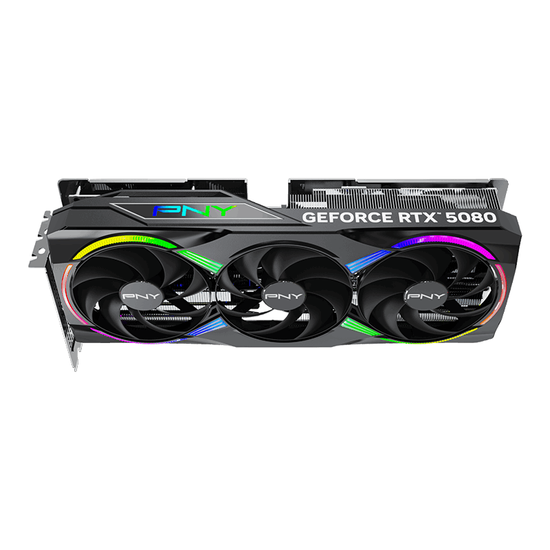 PNY GeForce RTX  5080 ARGB EPIC X RGB Overclocked Triple Fan GPU