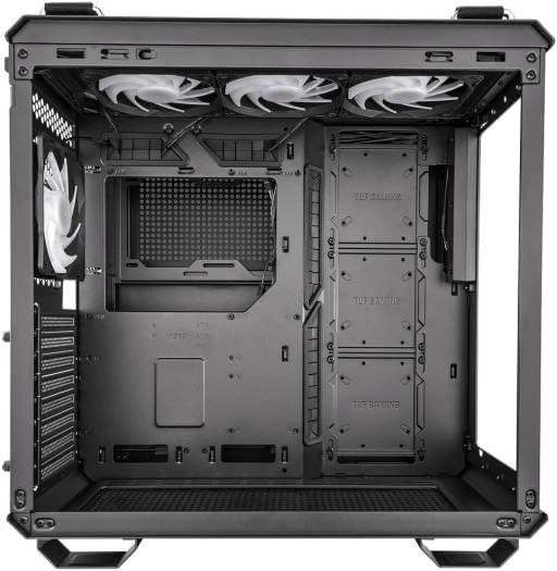 ASUS GT502 Plus Mid-Tower PC Case – Black with Tempered Glass, ARGB Fans, ATX / Micro-ATX / Mini-ITX Compatible