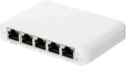 Ubiquiti USW-Flex-Mini-EU – 5-Port Gigabit Managed PoE Switch, Compact UniFi Cloud-Managed, EU Version