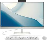 HP All-in-One 27-cr1004nh Desktop Computer, 27" FHD IPS Display, Intel Core Ultra 7 155U, 16GB RAM, 512GB SSD, Intel Iris Xe Graphics, HP 125 Keyboard & Mouse, FreeDOS, Black | A0CM1EA#BH5