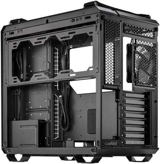 ASUS TUF Gaming GT502 Horizon Mid-Tower PC Case – Black with Tempered Glass & ARGB Fans, ATX / Micro-ATX / Mini-ITX Compatible