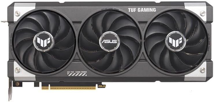 ASUS TUF Gaming GeForce RTX 5060 Ti Overclocked Edition Graphics Card – 8GB GDDR6, PCIe 4.0, Military-Grade Components, Axial-Tech Fans, Dual Ball Bearings