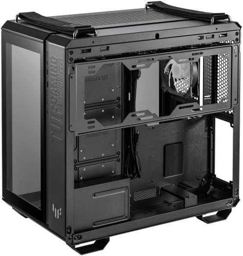 ASUS GT502 Plus Mid-Tower PC Case – Black with Tempered Glass, ARGB Fans, ATX / Micro-ATX / Mini-ITX Compatible