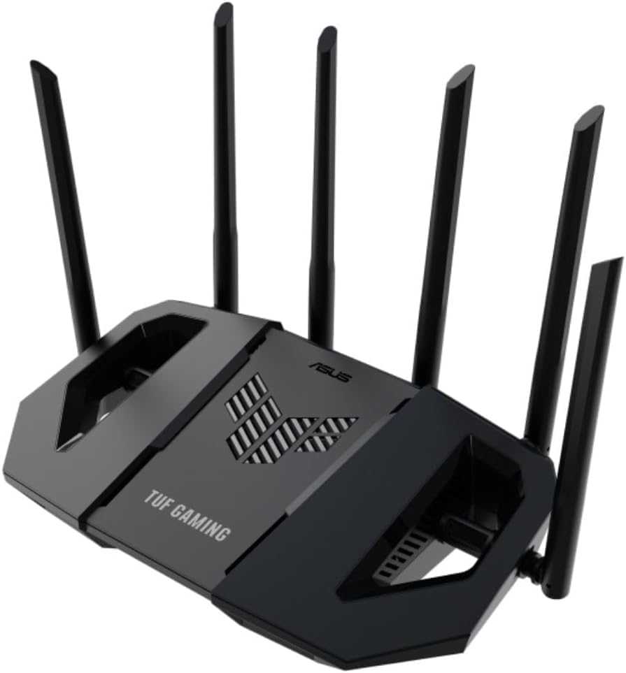 ASUS TUF-BE6500 WiFi 7 Dual-Band Router – 6,500 Mbps, OFDMA & MU-MIMO, AiMesh Compatible